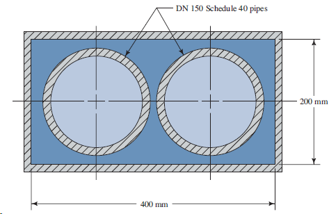 DN 150 Schedule 40 pipes 200 mm 400 mm 