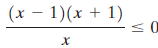 (x – 1)(x + 1) 