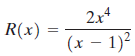 2x4 R(x) (x – 1)² 
