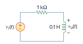 1 kQ 0.1 H volt) v;(t) ell 