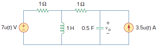 Find vo(t), for all t > 0, in the circuit