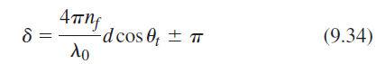 Απi (9.34) -d cos θ, π δ- λο 