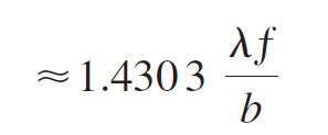 Af =1.4303 