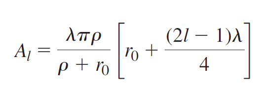 (21 – 1)A ro + λπρ A = p + ro 4 