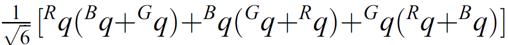 b,+(by+b,)b,+(b,+b,)b, |(b,+b, R B G (®q+©q)+*q(©q+*q)+©q(*q+®q)] 