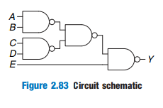 A B- C- E- Figure 2.83 Circuit schematic 