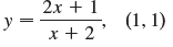 2х + 1 (1, 1) y : х+ 2