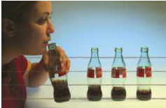 Consider the soft-drink bottle on the far right in Figure