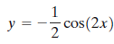 cos(2x) 2 y = 