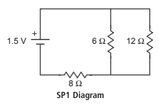 6Ω. 1.5 V 12 2. 8Ω SP1 Diagram 