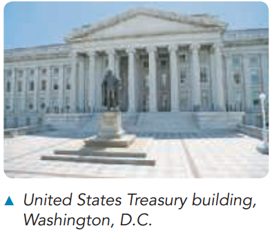 A United States Treasury building, Washington, D.C. 