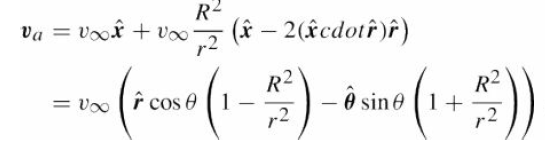 R- (& – 2(fcdotf)f) va = vooê + vo m(tcme (1-) R- - ê sine (1+ r2 = vo (î cos 0 ( 1 -2 