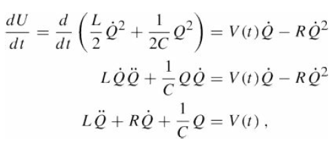 dU 0²) = v()ġ – RQ? dt dt LÖÖ +eỏ = v)ở – Rộ LÖ + RỘ + 0 = v1), 