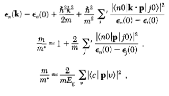 Kn이lk•pljo)? 2 E(0) – e.(0) R°k* + e,(k) = €,(1) + e.(0) – e.(0) (nolp|j0)l* €,(0) – e(0) ME, EKelpl»)P*