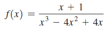 f(x) x - 4x2 + 4x x³ – 4x 3 