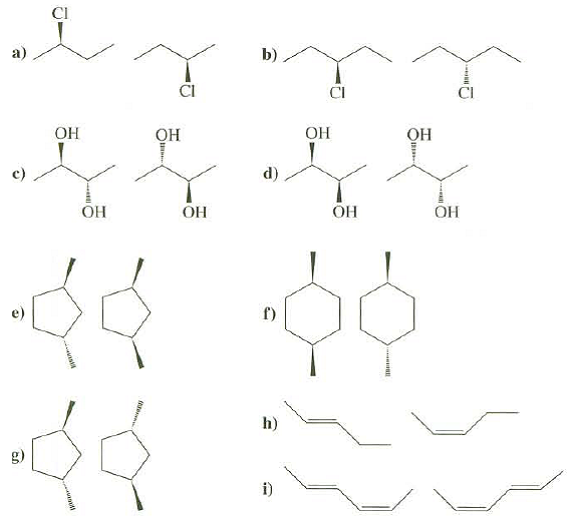 Identify these pairs of compounds as identical, structural isomers, enantiomers, 42242