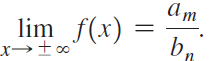 Suppose f (x) = p(x)/q(x) is a rational function, wherea.