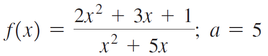 2x2 + 3x + 1 f(x) ; a = 5 х2 + 5х 