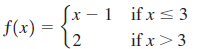 Sx - 1 ifx s 3 if x>3 f(x) = (2 