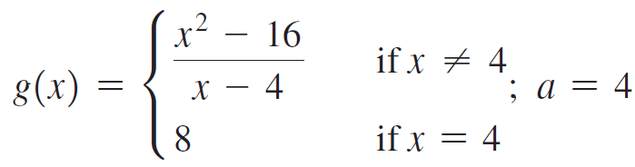 .2 16 if x # 4 ; a = 4 g(x) if x = 4 