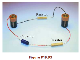 Resistor Capacitor Resistor Figure P19.93 PAMA 