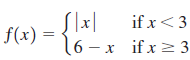 if x<3 Slx| f(x) = 16-x ifx²3 if x2 3 