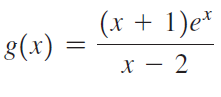 (x + 1)e* 8(x) х — 2 