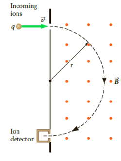 Incoming ions Ion detector 