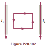 Figure P20.102 