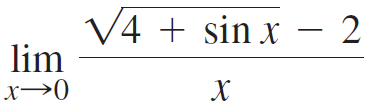 V4 + sin x – 2 lim х>0 х 