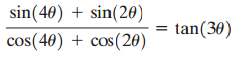 sin(40) + sin(20) cos(40) + cos(20) tan(30) COS 