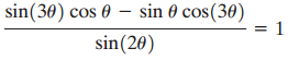 sin(30) cos cos 0 – sin 0 cos(30) sin(20) 