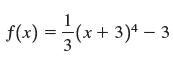 f(x) = -(x+ 3)ª – 3 