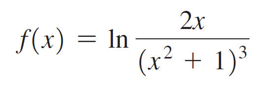 2x f(x) = In (x² + 1)* 