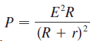 E²R P = (R + r)² 