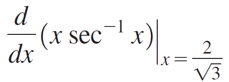 d (x sec dx х х — V3 