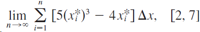 п lim E [5(x)° – 4.x#]Ax, [ [2, 7] 4.x]Ax, i=1 