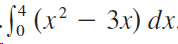 S: (x² – 3x) dx, 