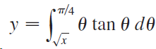 п/4 0 tan 0 d0 y = (х 