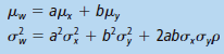 Hw = al, + buly o, = a'o, + b’o, + 2abo,0,p %3D 