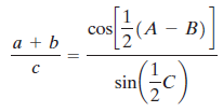 (A – B) cCos a + b sinGc) 