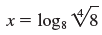 x = logs V8 