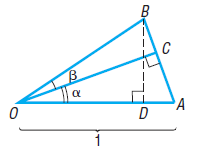 Geometry Refer to the figure. If |OA| = 1, show