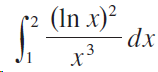 (In x)? — dх '2 л +3 