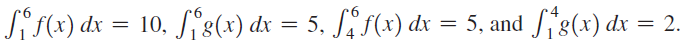 Sis(x) dx = Li8(x) dx = 5. [‚f(x) dx = 5, and Si8(x) dx = 2. 5, and 