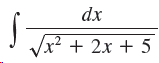 dx -2 x² + 2x + 5 