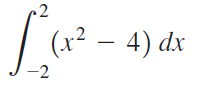 Гое 2 (х* — 4) dx (x² -2 