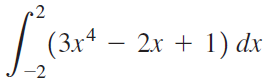 •2 (3x* – 2x + 1) dx -2 