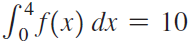 Sis(x) dx = 10 