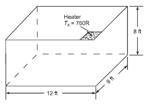 Heater T = 760R 8 ft 9 ft 12 ft 